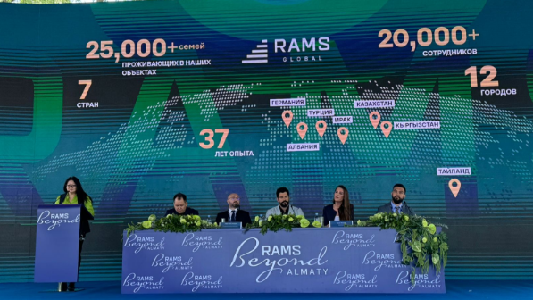 “Атажұртқа қайта келгеніме қуаныштымын”: Алматыда Бурак Өзчивиттің қатысуымен RAMS BEYOND ALMATY жобасының тұсаукесері өтті