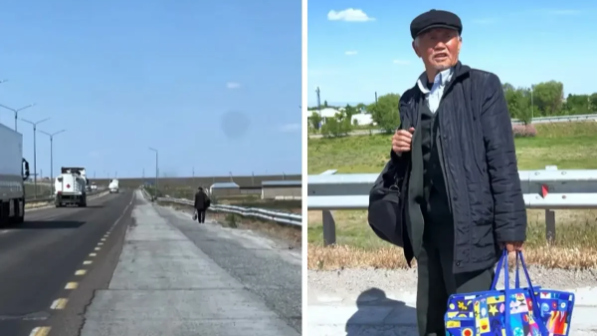 "Зейнетақысын балалары немесе туыстары алып алған". Жолда арып-ашып жаяу, жалғыз қалған қарт жайын шенеунік баяндады
