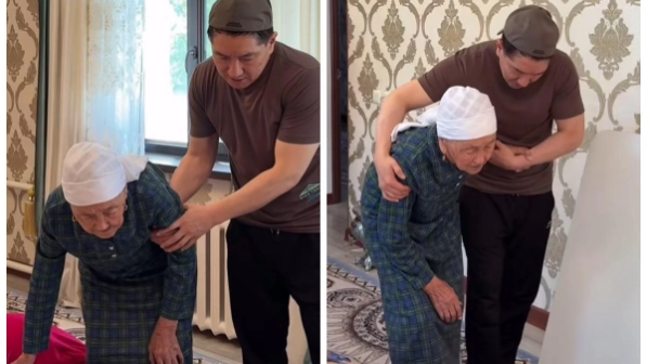 "Анамыз 89 жаста. Бірақ өзі 94-темін дей береді" - Сәкен Майғазиев анасының денсаулығы туралы айтты  анасының 