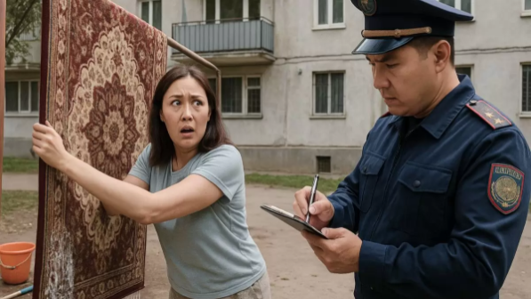 Қазақстанда үйінің ауласында кілем жуғандарға айыппұл салынады