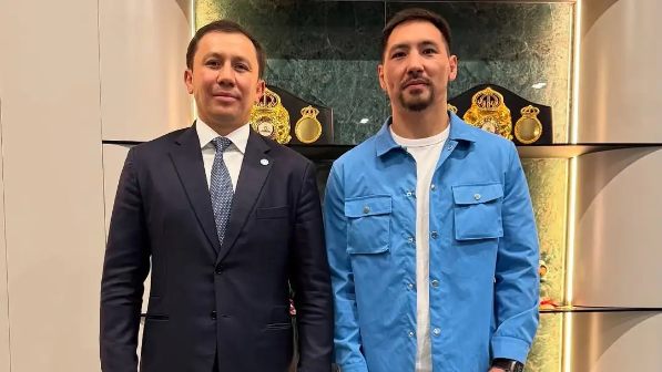 «Келешек ұрпақтың батыры сен болуың керек» - GGG Жәнібек Әлімханұлымен кездесіп, қолдау білдірді