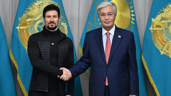 Мемлекет басшысы Telegram мессенджерінің негізін қалаушы Павел Дуровты қабылдады