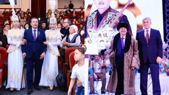 Сүйінші: Қарағанды жұрты халық әртісі Қайрат Байбосыновқа пәтер кілтін табыстады (ФОТО)