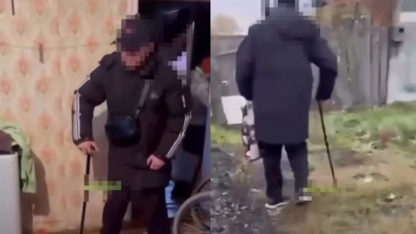 “Жалған  мүгедек болып, қайыр тілеген” - Семейлік ер адам құйтырқы әрекетімен дауға қалды (ВИДЕО)