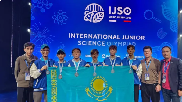 Сүйінші: Еліміздің дарынды оқушылары халықаралық олимпиадада алты медаль жеңіп алды