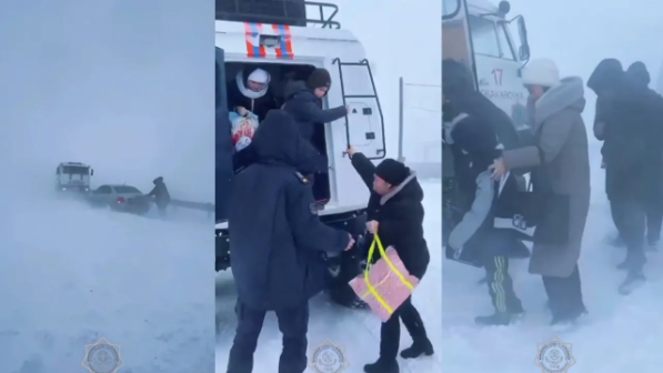 Қарағанды облысында жолда тоқтап қалған автобустан 42 адам эвакуацияланды