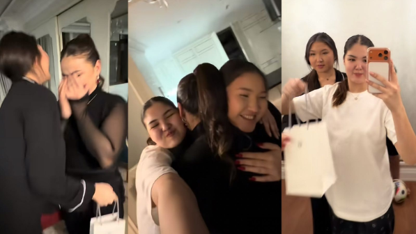 "Мүлде күткен жоқпын... Балаларымның сыйлығы!" - Мөлдір Мұқановаға қыздары Дубайдан ерекше тарту жасады (ВИДЕО)