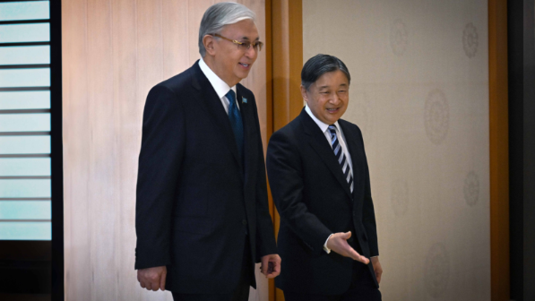 Мемлекет басшысы Жапония Императоры Нарухитомен кездесті