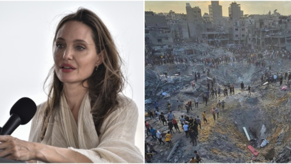 Актриса Анджелина Джоли Палестина халқын қолдау мақсатында Газа секторының іргесіне барды