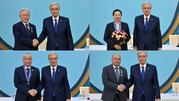 Ұлттық құрылтай: Президент бір топ азаматты мемлекеттік наградамен марапаттады