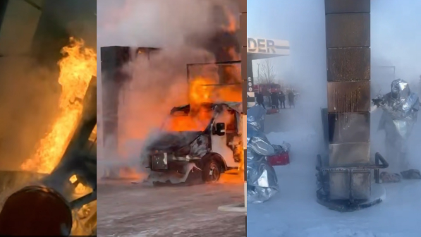 «Жанармай бекетіндегі газ колонкасы жарылған»: Ақтөбе қаласында болған оқыс оқиға туралы дерек шықты (ВИДЕО)