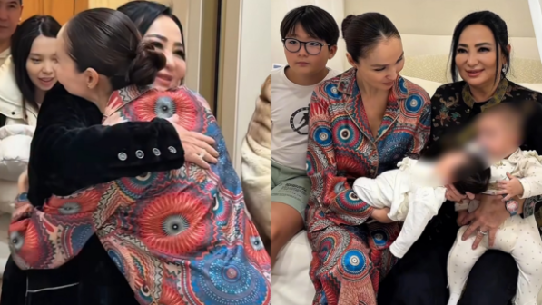 «Келініміз үлкендерден бата алды»: Гүлзира Айдарбекова Қайрат пен Жұлдыздың шаңырағына барды (ВИДЕО)  