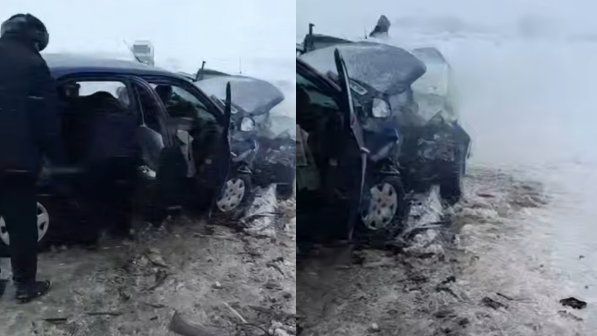 Жантүршігерлік апат: Төрт адам қаза болып, үш адам жарақат алды (ВИДЕО)