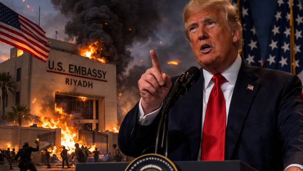 «Қарымтасын қайтарамыз»: Трамп Сауд Арабиясындағы АҚШ елшілігіне жасалған шабуыл туралы айтты