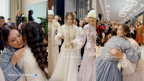 “Ақ келінімізге сырға салуға келдік”: Жазира Байырбекова отбасындағы қуанышты жаңалығын жария етті