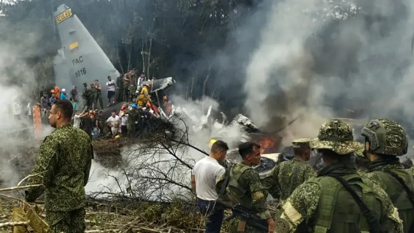 "Қаза тапқандар 68-ге жетті" - Колумбиядағы әскери ұшақ апатына қатысты тың дерек