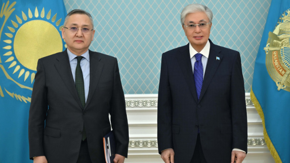 Президент ҰҚШҰ Бас хатшысы Таалатбек Масадыковты қабылдады