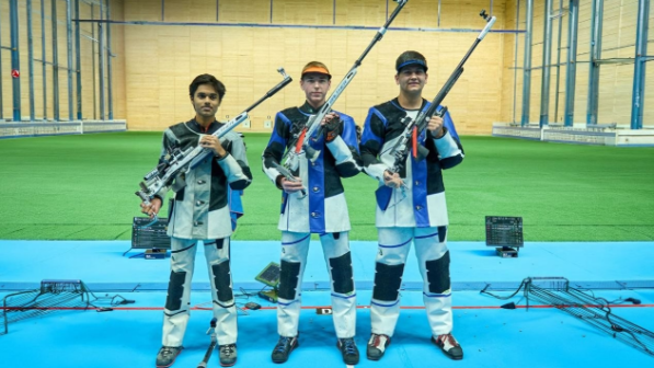 Қазақстан құрамасы жасөспірімдер арасында нысана көздеуден Әлем кубогы кезеңінде үш алтын медаль жеңіп алды