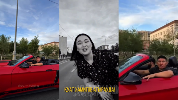 «Шоу болады…»: Атырау полициясы Қуат Хамитовті жарнамалық видеосы үшін жауапқа тартты (ВИДЕО)
