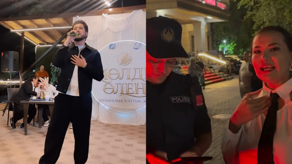 «Полиция айыппұл салды»: Әбдіжаппар Әлқожа ән айтып тұрған сәтте күтпеген жағдай болды (ВИДЕО)