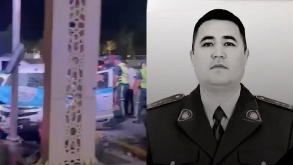 Қайғылы хабар: Түркістан қаласында полиция капитаны қызметтік міндет үстінде қаза тапты