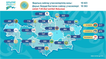 Тарихи таңдау: Құрылтай сайлауында 12,6 миллион азамат дауыс береді