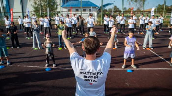 Талғарда «Дала қырандарының» белсенділері республикалық «жаттығу жобасын» бастады