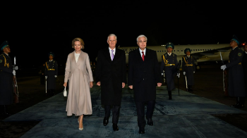 Тоқаев Король Филипп пен Патшайым Матильданы елорда әуежайынан қарсы алды